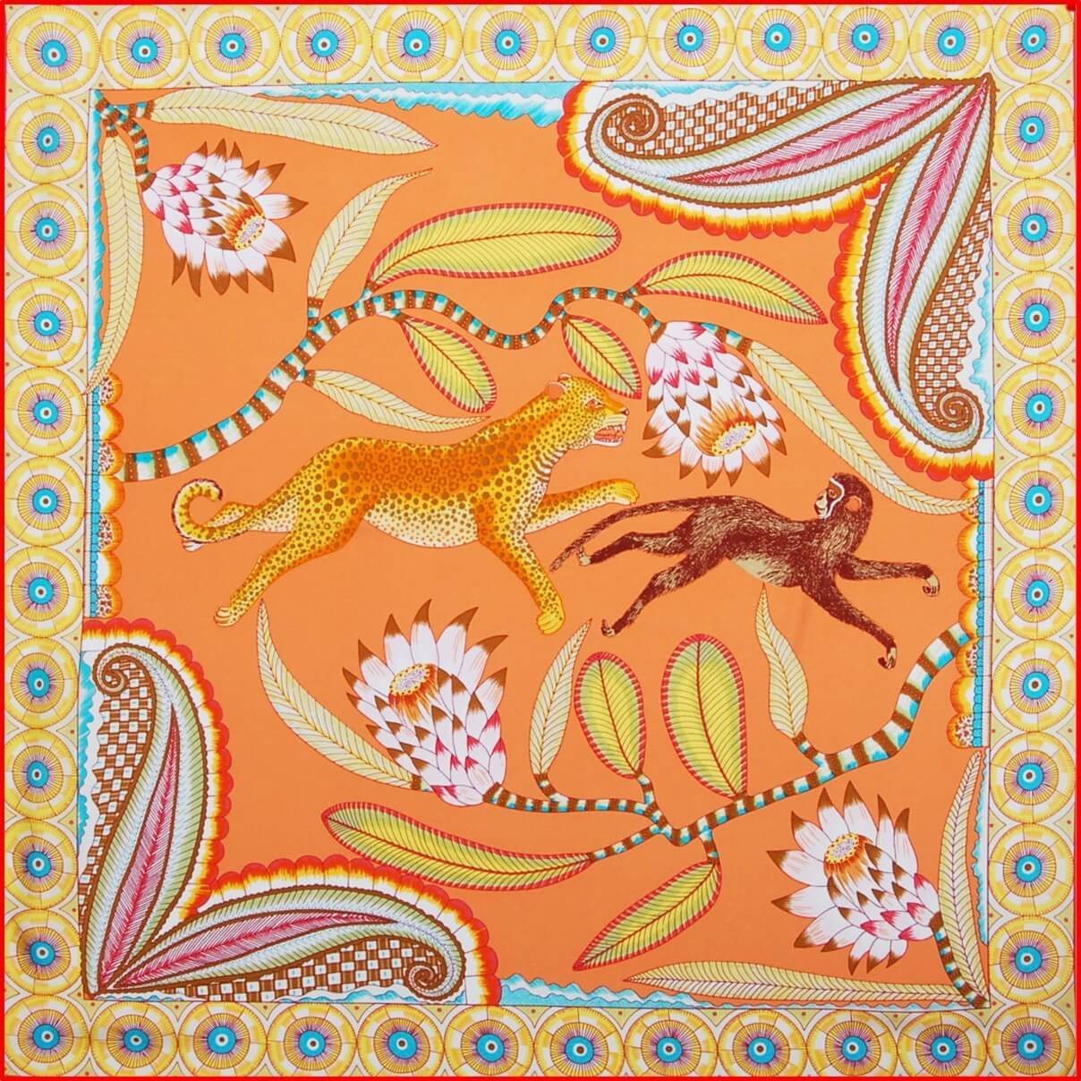 Silk scarf "Jungle" - Empire of O'Z