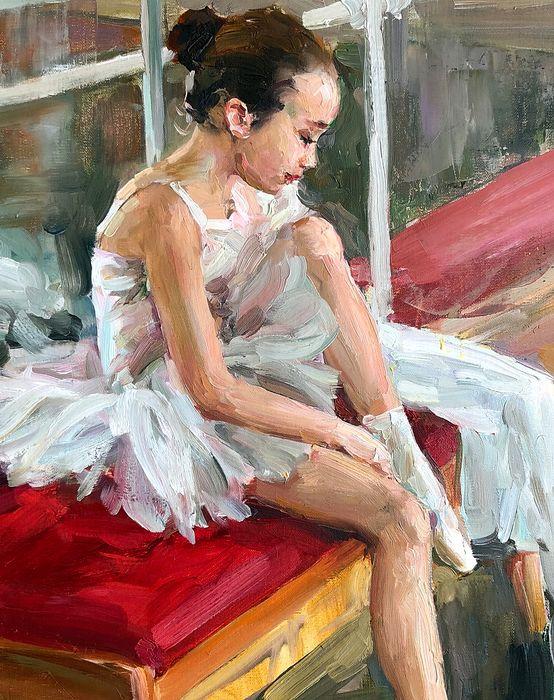 Vladimir Gusev - Petite ballerine au repos (Little ballerina at rest) - Empire of O'Z