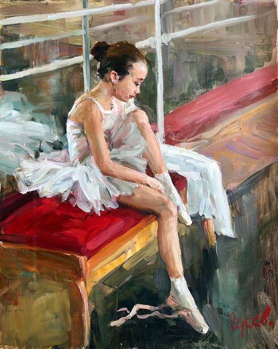 Vladimir Gusev - Petite ballerine au repos (Little ballerina at rest) - Empire of O'Z