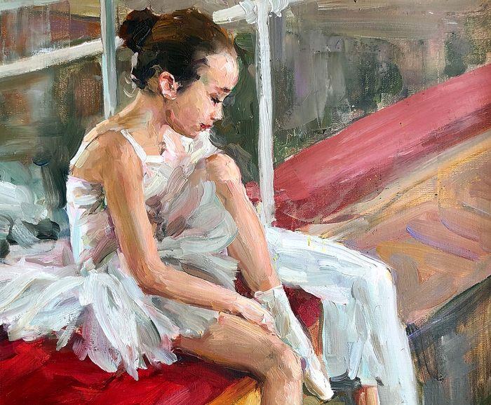 Vladimir Gusev - Petite ballerine au repos (Little ballerina at rest) - Empire of O'Z