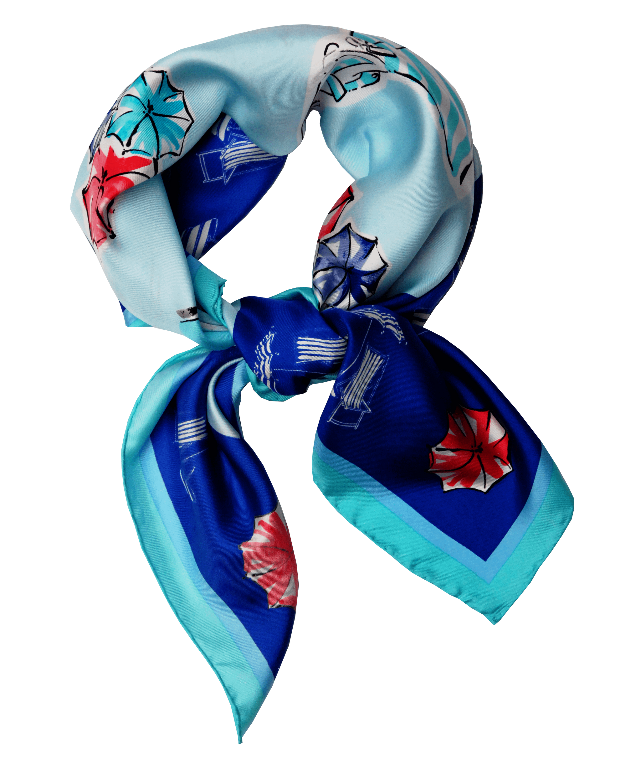 Silk scarf "Summer girls" - Empire of O'Z
