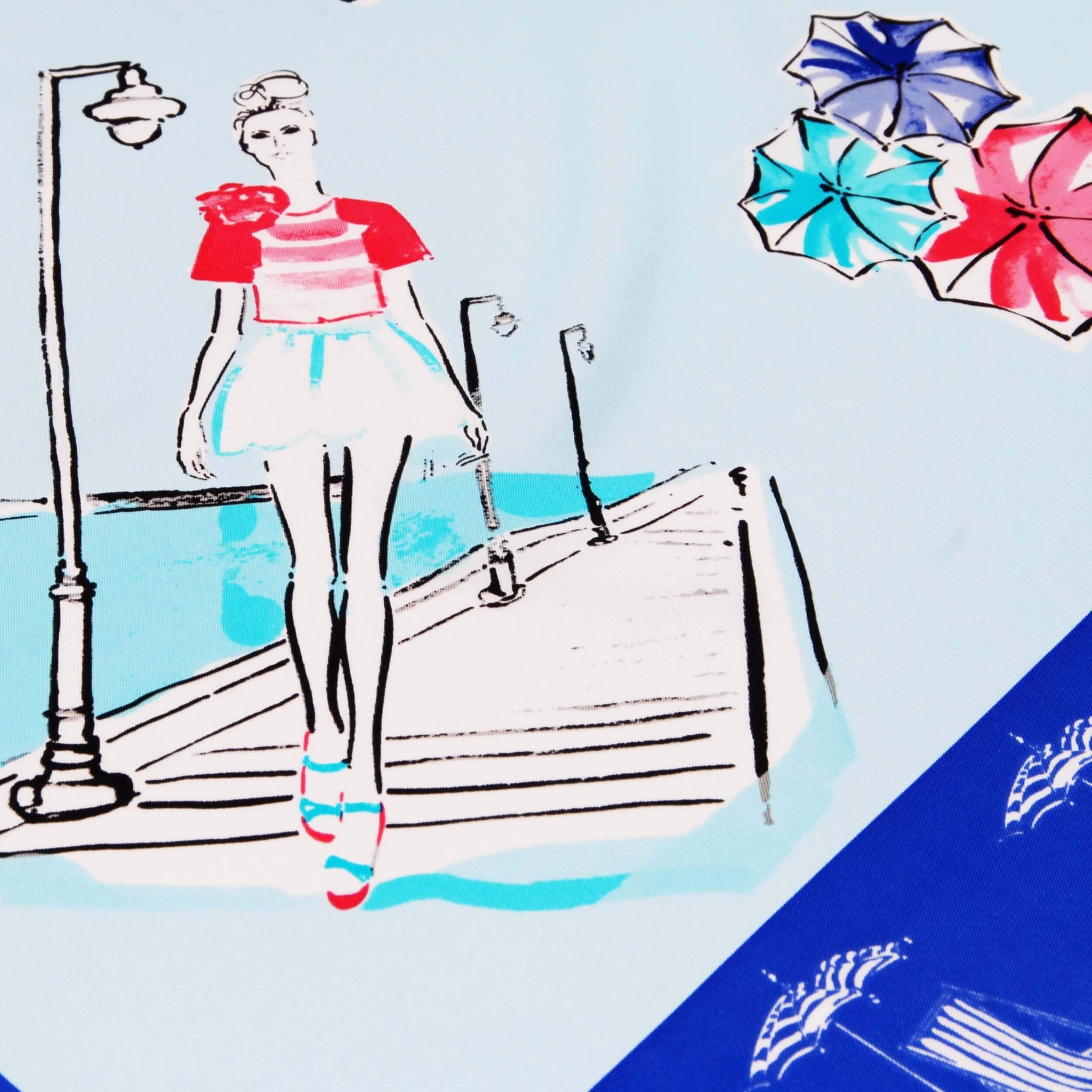 Silk scarf "Summer girls" - Empire of O'Z